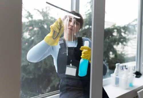 Nettoyage de vitres intérieures et extérieures au Menoux